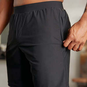 Athletic Sports Nylon Custom Logo 5 Inch Workout Training Mens Gym <b>Shorts</b> With Zipper Pockets - Product Image 4