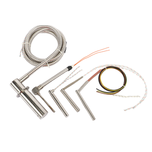 Elemento calefactor tubular de aire Sus304 de ángulo recto, 110v 500w, calentador de cartucho en forma de L - Product Image 1