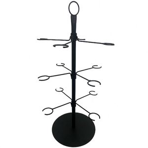 In Stock Ready to Shipping 12 Hooks Metal Black Detachable Cup Display Rack <b>Tree</b> Holder for Goblet champagne Red Wine Glasses - Product Image 1