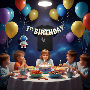 Camiseta del primer cumpleaños de la hermana del astronauta espacial - Product Image 3