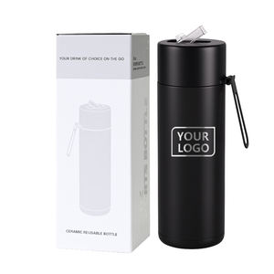 Custom Bpa Free 20oz Stainless Steel Vacuum Flask Reusable Double Wall Insulated Travel <b>Water</b> <b>Bottle</b> with for Portable - Product Image 1