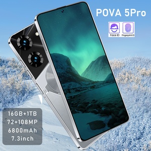 Hot bán pova5pro 16GB + 1TB điện thoại thông minh <span class=keywords><strong>7</strong></span>.3inch Mở khóa thẻ kép 5g điện thoại <span class=keywords><strong>Android</strong></span> 13 Deca Core chơi game điện thoại di động - Product Image 2