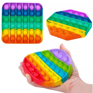 Juguete Sensorial Antiestrés Pop Bubble Fidget, Juguete de Silicona para Niños, Servicio OEM, Precio de Fábrica - Product Image 6