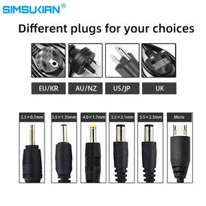 Enchufe intercambiable de La UE AU US JP UK KC Adaptador de corriente Cargador de fuente de alimentación Barredora electrónica para el hogar Iluminación LED OEM <span class=keywords><strong>Acuario</strong></span> - Product Image 5