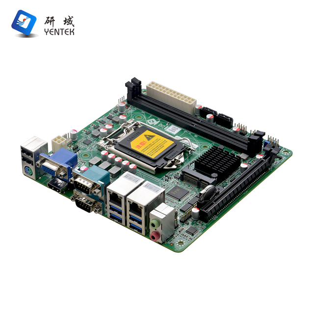 LGA1151 Motherboard Intel Q250 DDR4 HD VGA Win10 Linux Ubuntu PCIE3.0 X16 2 LAN 6 RS232 COM Industrial Motherboards