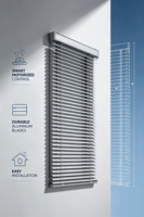 Persianas Venecianas de Aluminio Personalizadas al por Mayor de Fábrica, Impermeables, Inalámbricas, Fáciles de Limpiar, Control de Luz, 25mm 50mm para Hogar, Oficina, Cocina