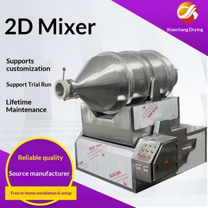 Mélangeur de poudre chimique, mélangeur de poudre granulaire, mélangeur à tambour en acier inoxydable, mélangeur à double cône en acier inoxydable 304 - Product Image 2