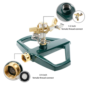 OEM ODM Impact <strong>Sprinkler</strong> Zinc Alloy Base <strong>Micro</strong> <strong>Irrigation</strong> <strong>Sprinklers</strong> for Garden - Product Image 3