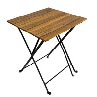 Table basse en métal durable, design contemporain, aspect antique, pliable, pour salon et bureau – Meilleure vente