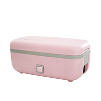 Boîte à lunch électrique chauffante multifonctionnelle portable à double couche avec sac pour boîte à lunch