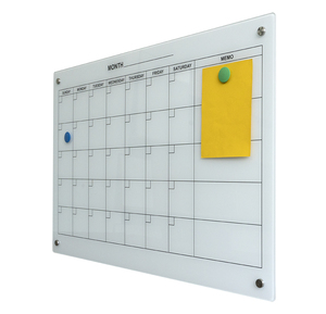 Pizarra Magnética de <span class=keywords><strong>Vidrio</strong></span> Templado sin Marco, Blanca, de 24x36 Pulgadas, <span class=keywords><strong>para</strong></span> Escuela, Hogar y Oficina - Product Image 2