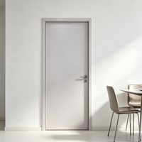 Portes en bois massif modernes QI TAI, résistantes à la pression, isolation acoustique, utilisation extérieure pour hôtels, garantie de 3 ans