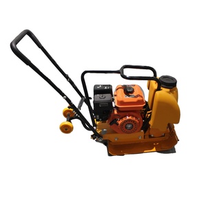 Compacteur de sol à essence jaune avec moteur Lifan et plaque vibrante pour le compactage du sol - Product Image 1