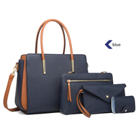 Produits très vendus sac à main four bleu paon tout sacs à main pour femmes sac à bandoulière en cuir de luxe italien en cuir artificiel