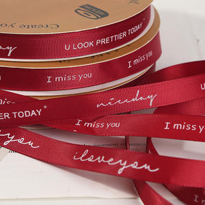 1.5cm 0.6 pouces Rubans de satin colorés rouges pour bouquets floraux, gâteaux, coffrets cadeaux et desserts-Rubans de fil de haute qualité - Product Image 4