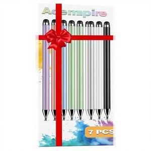 <span class=keywords><strong>ปากกา</strong></span>สไตลัสอะลูมิเนียม (7 ชิ้น) 2-in-1 <span class=keywords><strong>ปากกา</strong></span>หน้าจอสัมผัสความแม่นยำสูงและความไวสูงสำหรับไอแพด/ไอโฟน//สมาร์ทโฟนแท็บเล็ตระบบปฏิบัติการแอนดรอยด์ - Product Image 1