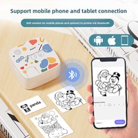 Imprimante d'étiquettes mini D3 Graffiti avec interface Type-C, portable et sans fil, pour usage domestique