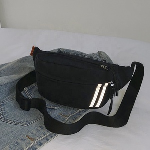 Reflexive wasserdichte Polyester-Schlittenbeutel Taillenbeutel mit Reißverschluss Mädchen Jungen stilvolle Sport-Gürteltasche Laufen - Product Image 2