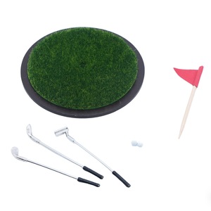 Miniature de maison de poupée, modèle de <span class=keywords><strong>club</strong></span> de golf, accessoire de scène extérieure BJD, ornement décoratif - Product Image 6