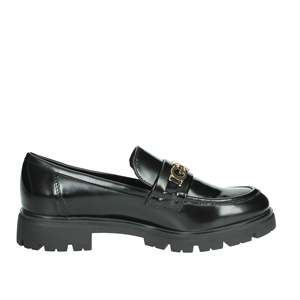 Marco Tozzi Women's Moccasin Black 40 Leather Loafer Slip On <b>Flat</b> Shoe - Product Image 4