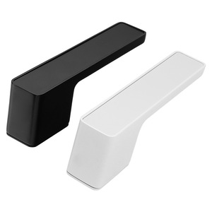 Promotion des ventes Poignée de porte à tige carrée en alliage de zinc noir Design en bois pour cuisine chambre à coucher utilisation extérieure hôtel - Product Image 2