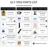 Kit de survie en plein air, camping, randonnée, chasse, équipement d'aventure, équipement d'urgence, sac tactique portable Molle avec outils et couverture thermique