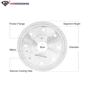 Outils de coupe de carreaux de porcelaine circulaires pressés à chaud <span class=keywords><strong>en</strong></span> Chine lame Turbo disque de coupe de diamant - Product Image 5