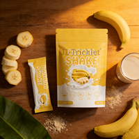 Batido de Proteína de Leche para Adelgazar de Marca Privada OEM, Batido de Plátano para Adelgazar, Sustituto de Comida, Batido para Bajar de Peso