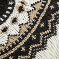 AiNear Vente en gros de logo personnalisé Oem & Odm Pull à manches longues et col rond style norvégien en jacquard en laine pour hommes