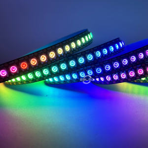 高輝度30LED/m WS2812B LEDストリップライト 5V SMD 5050 RGBIC アドレス指定可能テープ 商業用ディスプレイ看板製作向け - Product Image 5