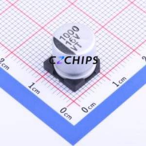 Condensateur électrolytique en aluminium SMD RVT1C102M1010 1000UF 16V, D10xL10.2mm 20% 347mA-120Hz - Product Image 1