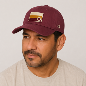 Cappello da baseball in cotone dobby a righe con patch tessuta, per fornitura all'ingrosso, catalogo comune, articoli culturali, OEM, etichetta privata, forniture per musei - Product Image 2