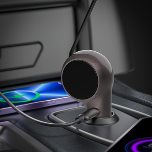 Nouveau chargeur portable 2026, 2 ports Type C 30W, chargeur de voiture rétractable avec chargeur rapide 2 en 1, chargeur mobile - Product Image 6