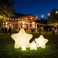 Lampe sur pied LED étanche certifiée CE LVD, rechargeable, blanc chaud, design contemporain, pour extérieur, jardin, hôtel, bar, événement