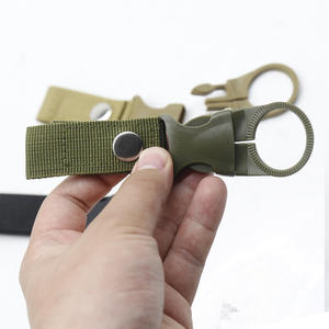 새로운 디자인 Koonong 나일론 전술 야외 기어 카라비너 물병 홀더 클립 자동차 용 맞춤형 로고 병 버클 후크 - Product Image 2