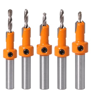 Yingba Hot Sale 8mm HSS Countersink Woodworking Router <strong>Bit</strong> Set Counterbore <strong>Drills</strong> With Screw Extractor Milling Cutter - Product Image 5