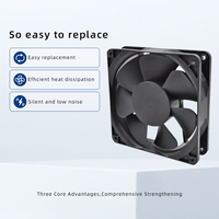 12038-1 12-24-48V DC Axiallüfter mit Kunststoffblättern 120x120x38mm Kugellager 70.000 Stunden OEM/ODM Luftkühlventilator