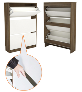 Armoire à chaussures moderne en bois, meuble design bon marché, pour la maison, - Product Image 4