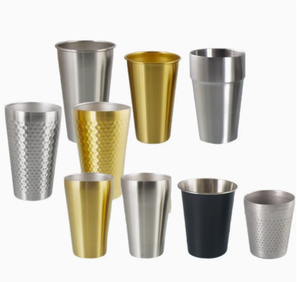 Tazza in Acciaio Inox 304 con Texture Martellata per Birra/Caffè/Succo, Ecologica per Uso in Ristoranti e Caffè - Product Image 6