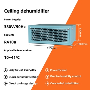 Déshumidificateur de plafond industriel Monster 498L/D 1052 PPD, 8,6 kW, déshumidificateur commercial robuste pour grandes entrepôts, CE - Product Image 5