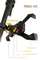 Telefoonhouder voor fiets en motor, 4 en 7 inch, in de buurt