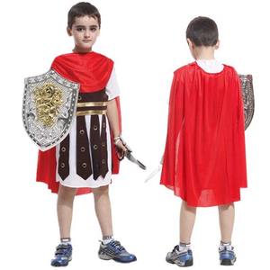 Costume <span class=keywords><strong>de</strong></span> guerrier romain, gladiateur, <span class=keywords><strong>chevalier</strong></span> médiéval pour enfants, garçons et filles, fête d'Halloween, carnaval, MIDD-007 - Product Image 4