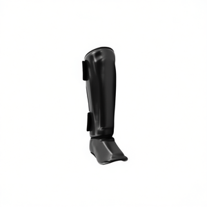 Protège-tibias HB SPORT en cuir PU durable pour la boxe et l'entraînement en arts martiaux - Product Image 1