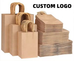 ขายส่งตรงจากโรงงาน ถุงกระดาษคราฟท์สีน้ำตาลธรรมชาติ ราคาดีที่สุด - Product Image 2