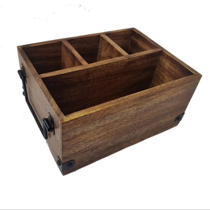 Portaposate in legno marrone - Product Image 1