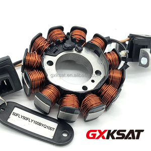 GXKSAT NUEVO Estator de <span class=keywords><strong>Magneto</strong></span> para Motocicleta Compatible con Fly 50 Fly 100 BYQ100T 50cc 100cc Piezas de Motor para Scooter - Product Image 1