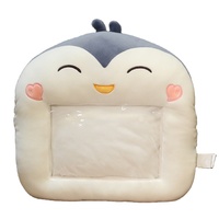 Offre Spéciale d'hiver oreiller en peluche chauffe-mains animal mignon avec fenêtre iphone ipad couvert chaud oreiller en peluche