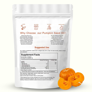 3000mg Kürbiskernöl-Kapseln mit Säge palme Pure Virgin Oil Ätherische Fettsäuren Phyt oster ole unterstützen den Haar-Urin - Product Image 3