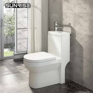 <span class=keywords><strong>Lavabo</strong></span> para WC, combinación de <span class=keywords><strong>cisterna</strong></span> para inodoro, armario de agua de cerámica de una pieza con doble descarga, artículos sanitarios superiores P-Trap para villas - Product Image 5