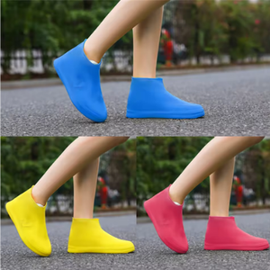 Couvre-chaussures en latex, couvre-chaussures de pluie pour voyages en plein air, imperméables et résistants à l'eau, portables - Product Image 1